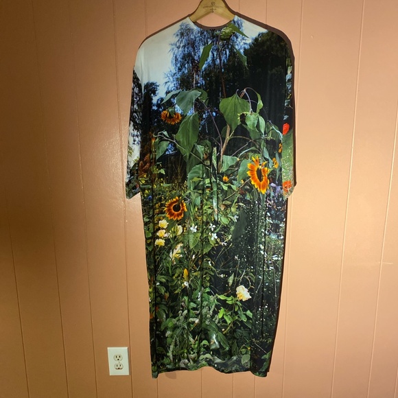 Anntian 100% silk Simple Dress Peggy Sunflowers - Picture 6 of 8